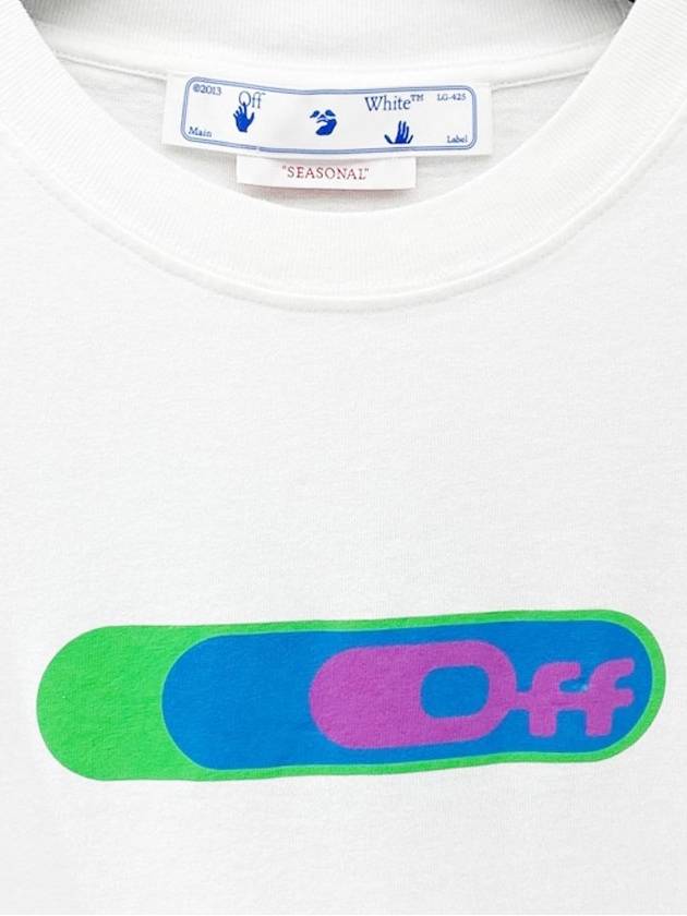 High with overfit short sleeve tshirt OMAA125 - OFF WHITE - BALAAN 4