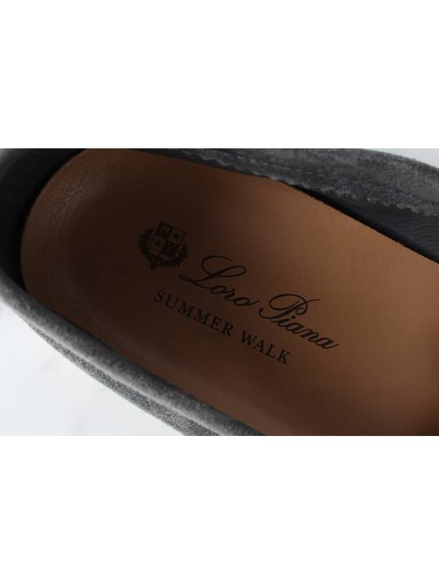 Summer Walk Suede Loafer Gray 41 260 - LORO PIANA - BALAAN 6