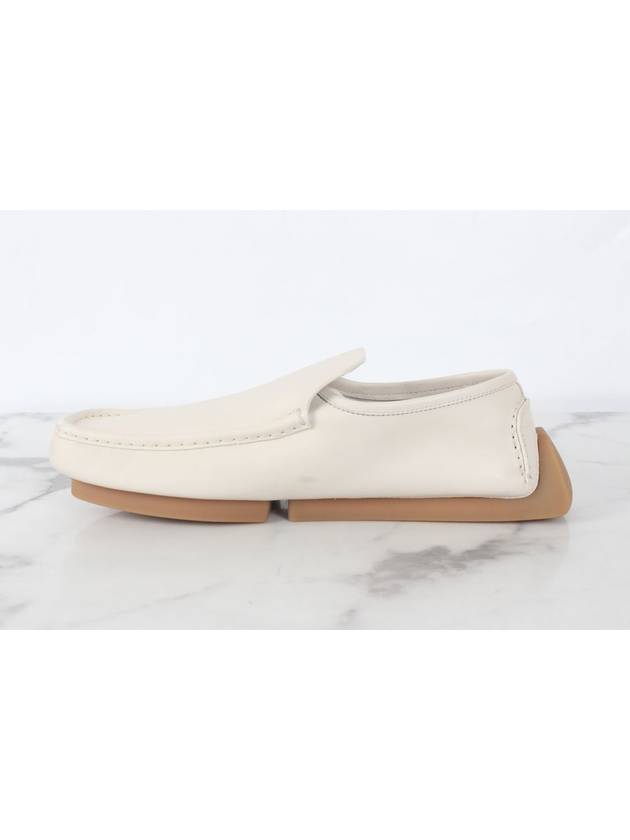 Leather Driving Loafer White 43 5 285 - BOTTEGA VENETA - BALAAN 5