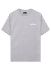 Le Logo Short Sleeve T-Shirt Grey - JACQUEMUS - BALAAN 2