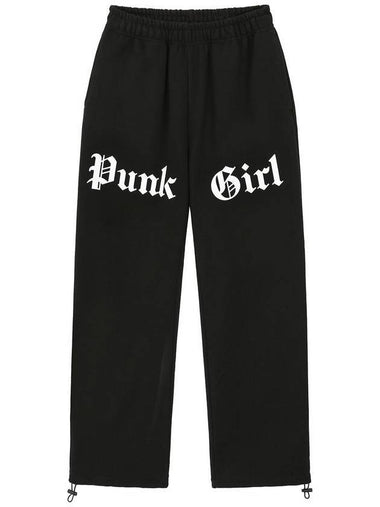 1 0 Punk Girl Jogger Pants Black - CLUT STUDIO - BALAAN 1