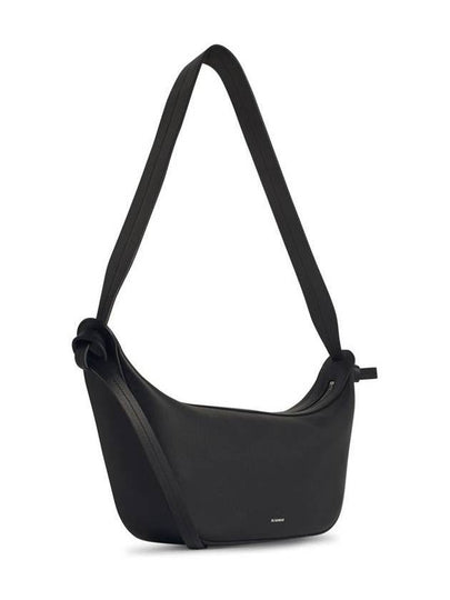 Jil Sander 'Knot' Black Leather Crossbody Bag - JIL SANDER - BALAAN 2