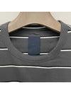 Cotton Stripe Long Sleeve T-shirt Gray (JC3741P043) - JUUN.J - BALAAN 4