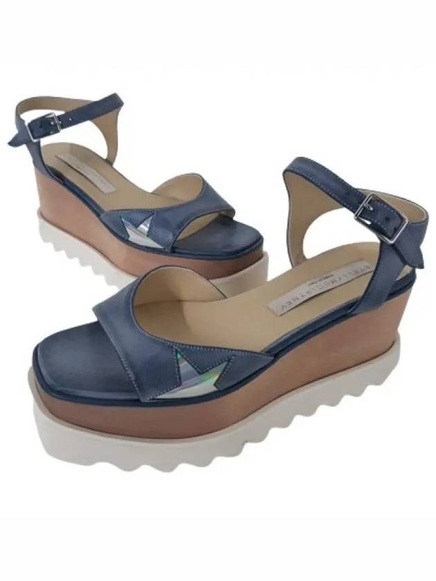 Women's Platform Sandals Blue - STELLA MCCARTNEY - BALAAN 4