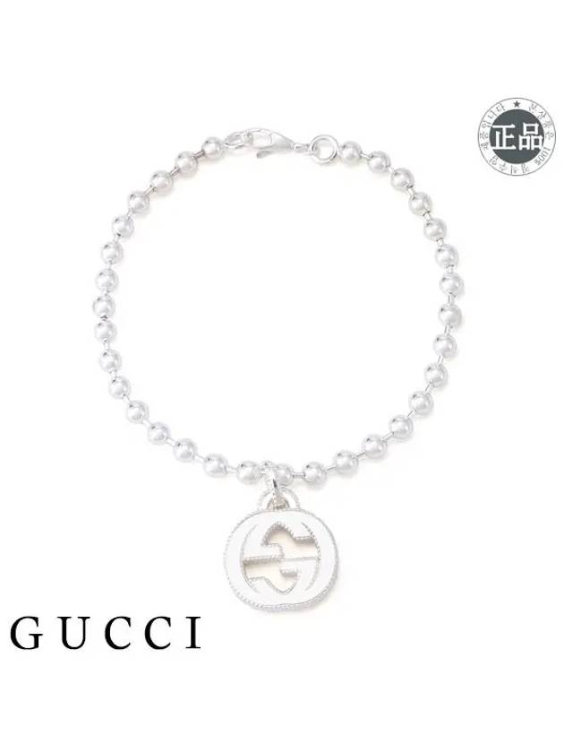 Interlocking G Pendant Bracelet YBA479226001 Silver - GUCCI - BALAAN 2