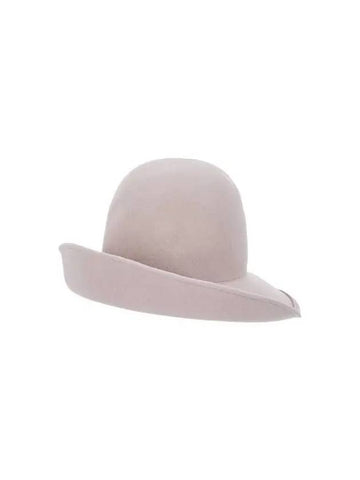 Women s Wide Brim Wool Fedora Hat Cream 270681 - EMPORIO ARMANI - BALAAN 1