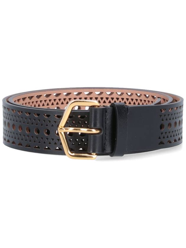 Neo Vienne Leather Belt Black - ALAIA - BALAAN 2