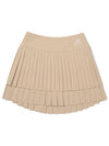 2 step pleated skirt BEIGE WOMAN - MALBON GOLF - BALAAN 1