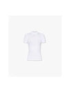 T Mokky Microdiv Logo Short Sleeve T-Shirt White - DIESEL - BALAAN 8