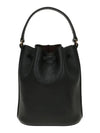 T Timeless Leather Micro Logo Bucket Bag Black - TOD'S - BALAAN 4