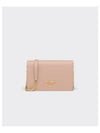 Saffiano Leather Metal Chain Mini Shoulder Bag Powder Pink - PRADA - BALAAN 2