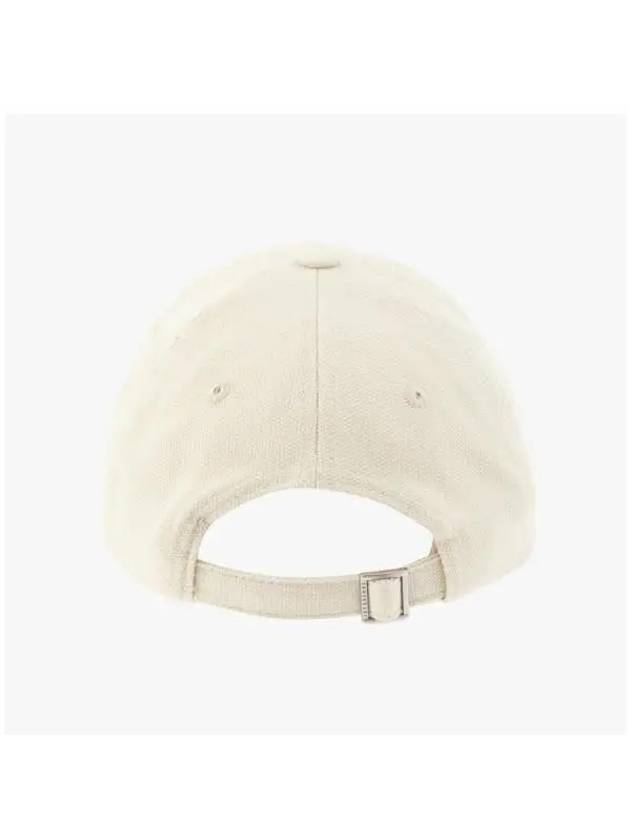 La Casquette Embroidered Logo Signature Ball Cap White - JACQUEMUS - BALAAN 6