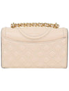 Flaming Convertible Chain Shoulder Bag Ivory - TORY BURCH - BALAAN 3