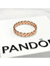 Linked Love Heart Ring Rose Gold - PANDORA - BALAAN 3