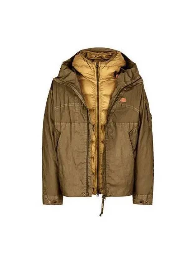 CP Company Gore G Type Hooded Jacket Brown 13CMOW091A 006366G - CP COMPANY - BALAAN 1