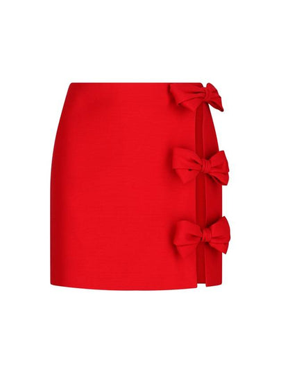 23 fw Crepe Couture Mini Skirt 3B0RAA551CF157 B0020569306 - VALENTINO - BALAAN 2