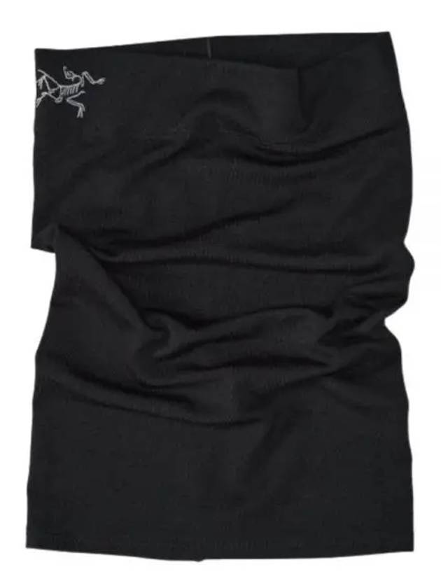 Rho Lightweight Wool Neck Gaiter Black - ARC'TERYX - BALAAN 2