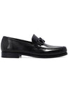 Rolo Gancini Loafers Black - SALVATORE FERRAGAMO - BALAAN 1