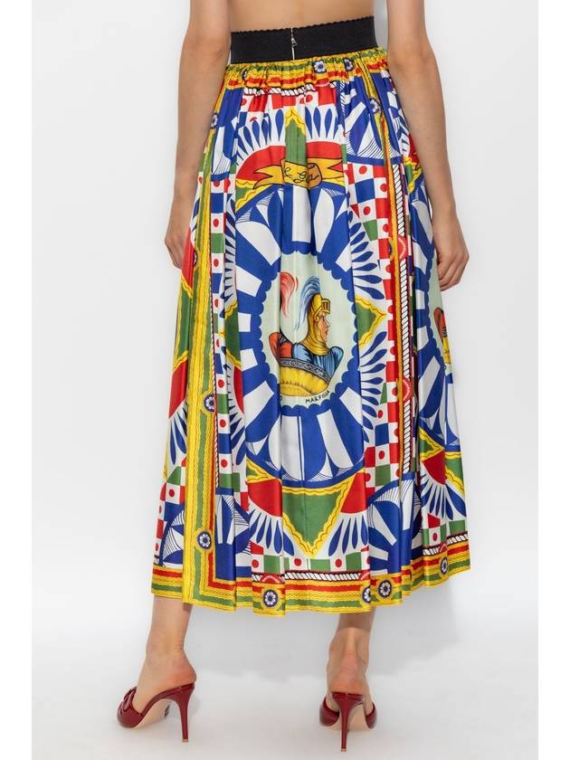 Geometric Print Skirt F4BU6TGDS12 - DOLCE&GABBANA - BALAAN 5