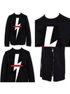 Big Lightning Neoprene Sweatshirt BJS332S G514S - NEIL BARRETT - BALAAN 7