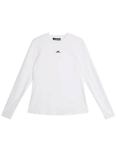 Golf Logo Print Ada Long Sleeve T-Shirt White - J.LINDEBERG - BALAAN 2