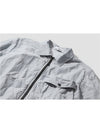 Naslan overshirt black light gray sage green, mid blue 751511803 - STONE ISLAND - BALAAN 4