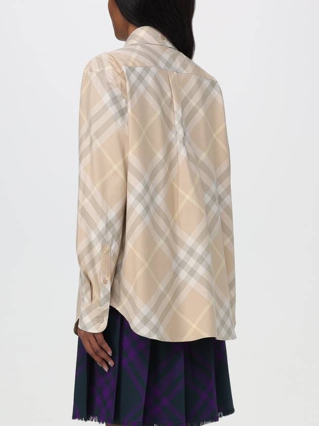 Vintage Check Cotton Long Sleeve Shirt Beige - BURBERRY - BALAAN 3