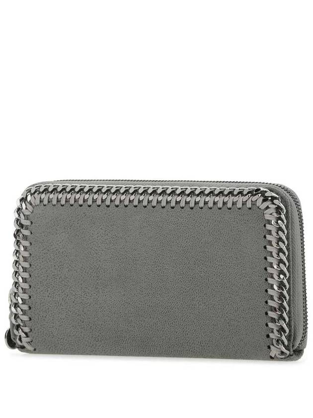 Round Zipper Long Wallet Grey - STELLA MCCARTNEY - BALAAN 3