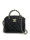 Chain Shoulder Mini Black Champagne Gold Patent 3ET2590 - CHANEL - BALAAN 2