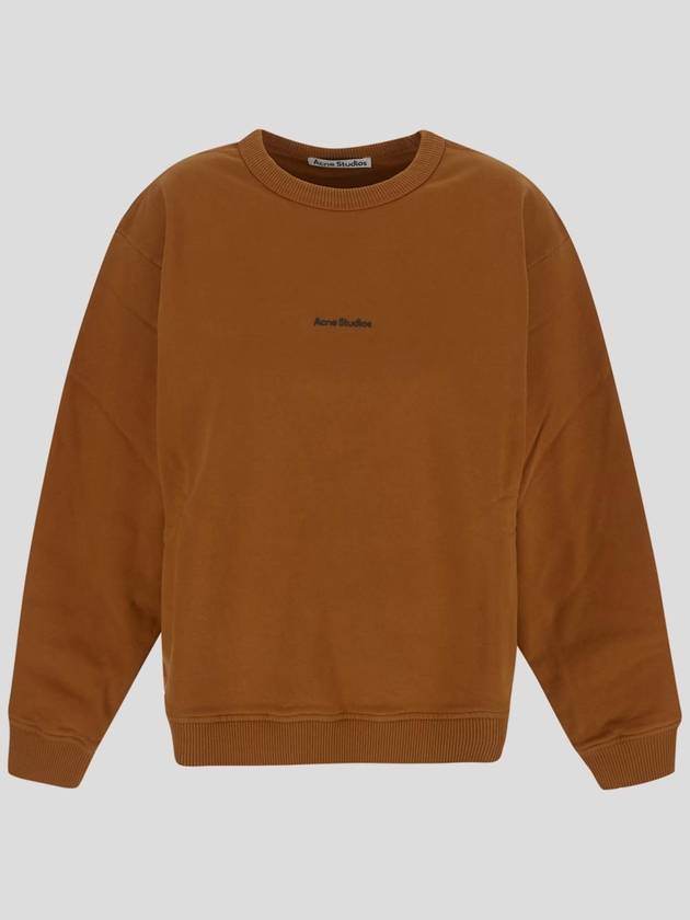 Women's Logo Sweatshirt Orange - ACNE STUDIOS - BALAAN 1