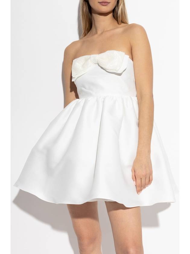 Taffeta Bando short dress white - SELF PORTRAIT - BALAAN 4