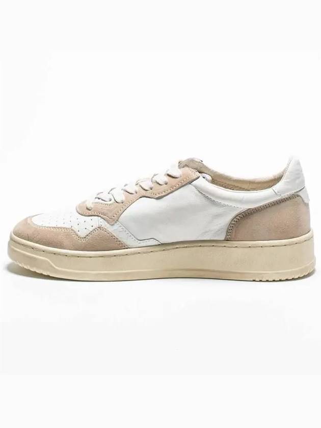 Men's Medalist Low Top Sneakers Beige - AUTRY - BALAAN 5