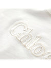 Kids Logo Embroidered T Shirt White C20110 117 - CHLOE - BALAAN 4