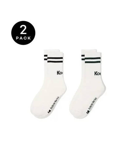 KODAK Mini Logo Cushion Crew Socks 2 Pack Set - KODO - BALAAN 1