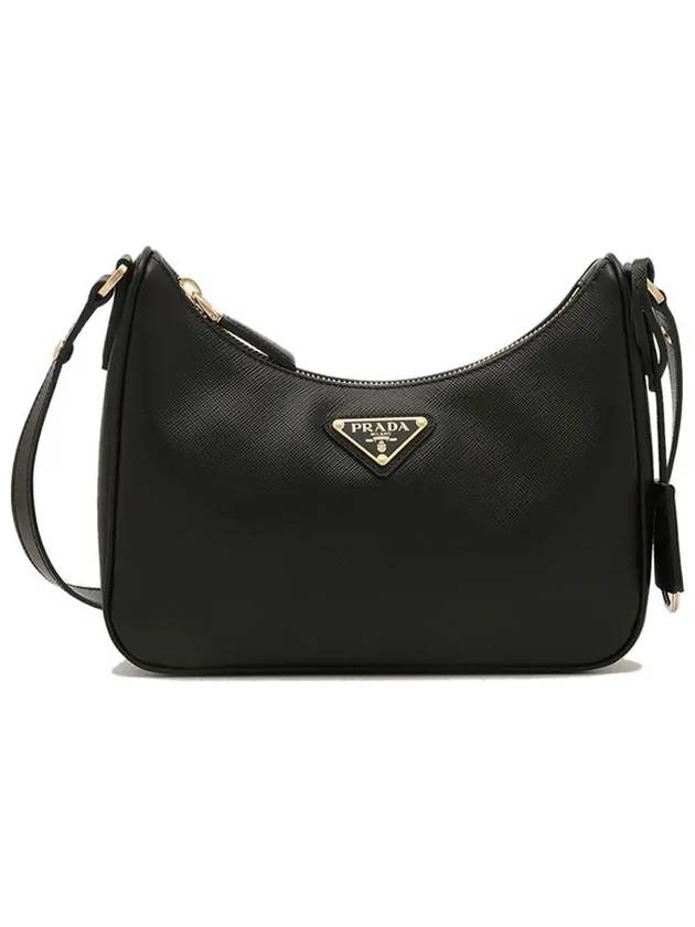 Re-Edition Saffiano Leather Mini Bag Black - PRADA - BALAAN 2