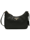 Re-Edition Saffiano Leather Mini Bag Black - PRADA - BALAAN 3