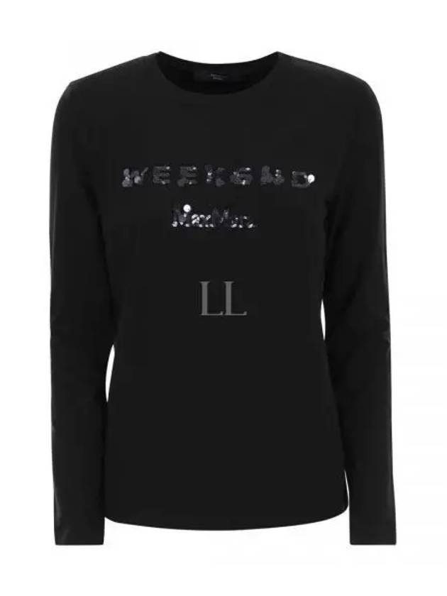 Siamese Long Sleeve T-Shirt Black - MAX MARA - BALAAN 2