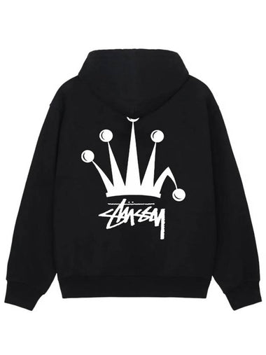 Regal Crown Hooded Zip Up 2024 Black Women - STUSSY - BALAAN 1