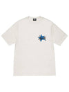 Star Pigment Dyed T Shirt White Men - STUSSY - BALAAN 2