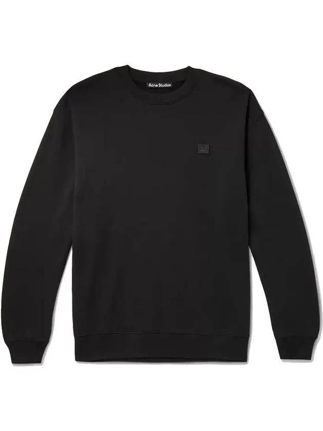 Forba Face Crewneck Logo Sweatshirt Black - ACNE STUDIOS - BALAAN 2