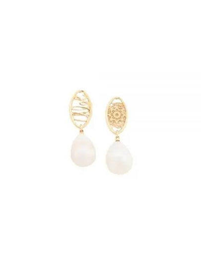 Darcey Lace Drop Earrings Gold - CHLOE - BALAAN 2