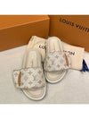 Women s Flat Mules Full Pillow Comfort Sandals Ivory - LOUIS VUITTON - BALAAN 1