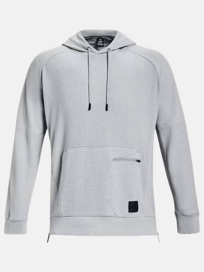 Men's UA Ottoman Fleece Hoodie Grey - UNDER ARMOUR - BALAAN 2