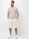 Drawstring cotton shorts beige - BRUNELLO CUCINELLI - BALAAN 3