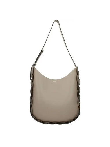 Darryl Smooth Calfskin Medium Shoulder Bag Grey - CHLOE - BALAAN 1