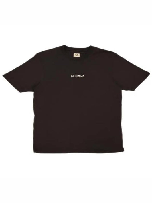 Mini Logo Printing Short Sleeve T-Shirt - CP COMPANY - BALAAN 2