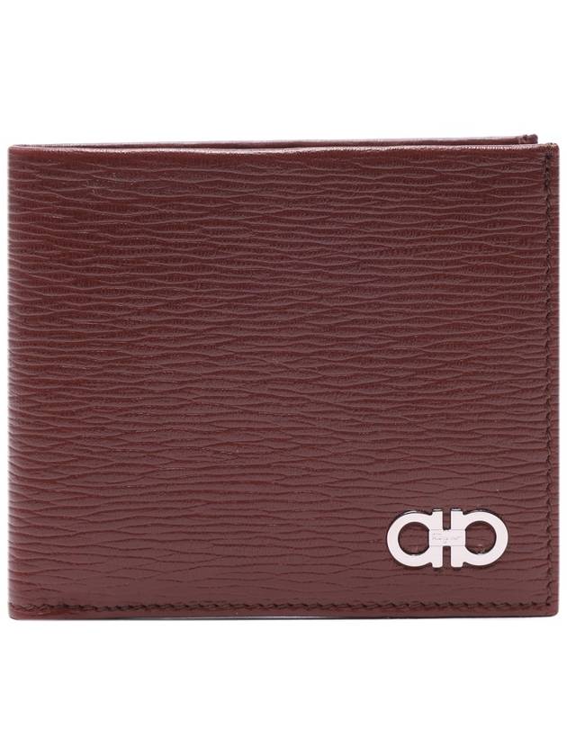 Gancini Half Wallet Brown - SALVATORE FERRAGAMO - BALAAN 2