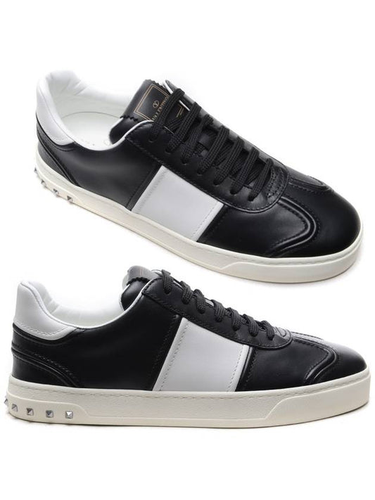 Flycrew Low Top Sneakers Black - VALENTINO - BALAAN 2