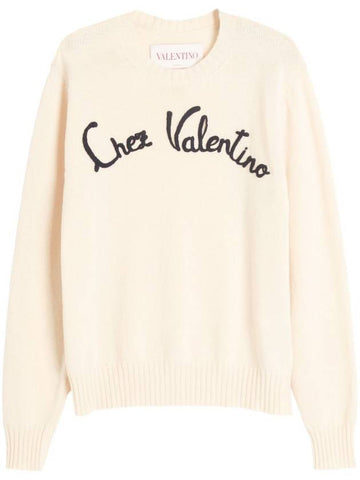 Valentino Sweaters White - VALENTINO - BALAAN 1