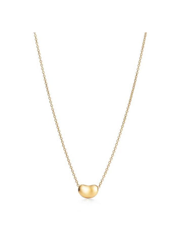 Women's Elsa Peretti Bean Pendant Necklace Yellow Gold - TIFFANY & CO. - BALAAN 1